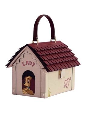Kate Spade x Disney Lady and the Tramp novelty bag doghouse crossbody purse HTF
